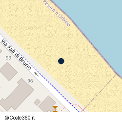 Posizione approssimativa di Covo Nordest Beach Club