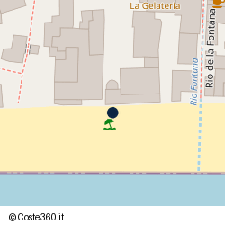 Posizione approssimativa di Spiaggia
