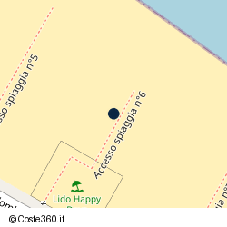 Posizione approssimativa di Lido Happy Days n°6