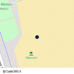 Posizione approssimativa di Lido Marconi