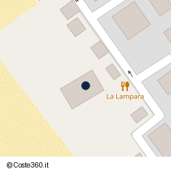 Posizione approssimativa di La Lampara