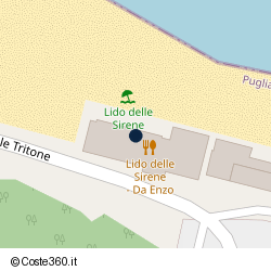 Posizione approssimativa di Lido delle Sirene
