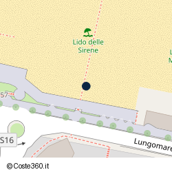 Posizione approssimativa di Lido Delle Sirene