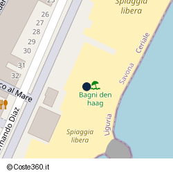 Posizione approssimativa di Bagni Den-Haag