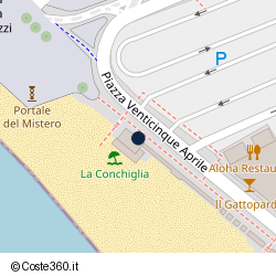 Posizione approssimativa di La Conchiglia