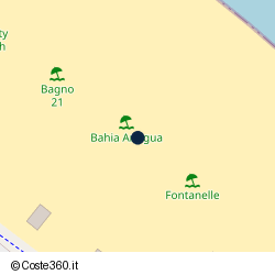 Posizione approssimativa di Bahia Antigua Spiaggia 20