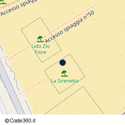 Posizione approssimativa di Lido La Sirenella