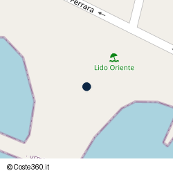 Posizione approssimativa di Lido Oriente Formia