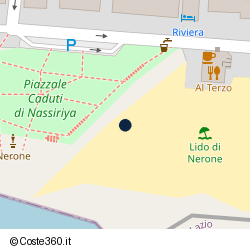 Posizione approssimativa di Lido di Nerone