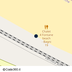 Posizione approssimativa di Chalet 4 Fontane Beach
