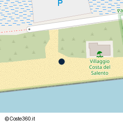 Posizione approssimativa di Costa Del Salento Beach