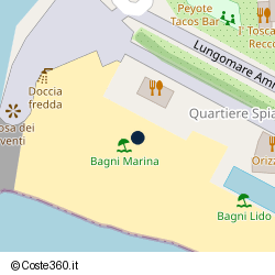 Posizione approssimativa di Bagni Marina