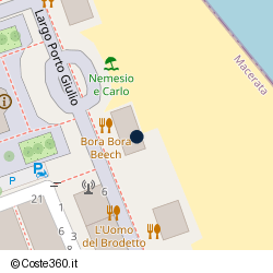 Posizione approssimativa di Bora Bora Beach