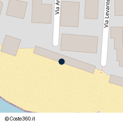 Posizione approssimativa di Bagno Laura - Bistrot Di Mare