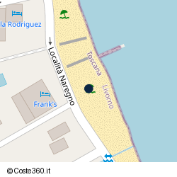 Posizione approssimativa di Hotel Frank's
