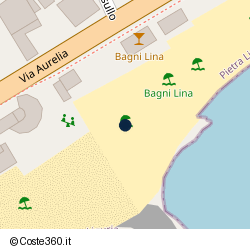 Posizione approssimativa di Villa Beach Cafè