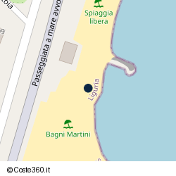 Posizione approssimativa di Bagni Martini