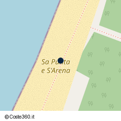Posizione approssimativa di Punta S'arena Beach