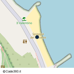 Posizione approssimativa di Spiaggia Del Passetto