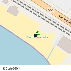 Posizione approssimativa di Bagni Serenella