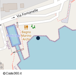 Posizione approssimativa di Bagno Marino Archi