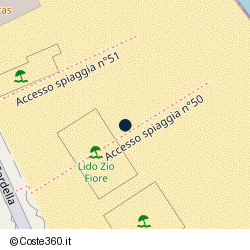 Posizione approssimativa di Lido Zio Fiore