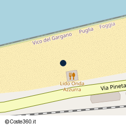 Posizione approssimativa di Onda Azzurra