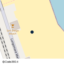 Posizione approssimativa di San Diego Beach