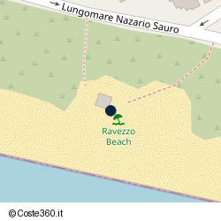 Posizione approssimativa di Ravezzo Beach