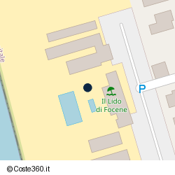 Posizione approssimativa di Lido di Focene Putino