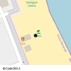 Posizione approssimativa di Balneare Oasi