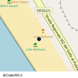 Posizione approssimativa di Lido Nettuno