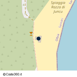 Posizione approssimativa di Jbeach Ristorante