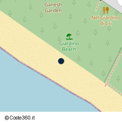 Posizione approssimativa di Giardino Beach
