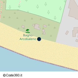 Posizione approssimativa di Bagno Arcobaleno