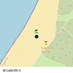 Posizione approssimativa di Bagno Baratti
