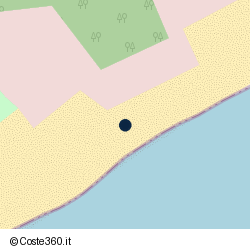 Posizione approssimativa di Paglicce Beach