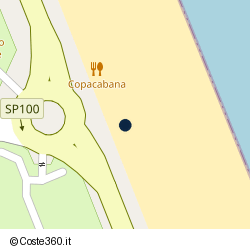 Posizione approssimativa di Ristorante Pizzeria Copacabana Pulp Beach