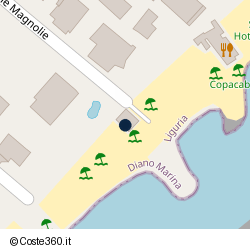 Posizione approssimativa di Beach Bar Giardino
