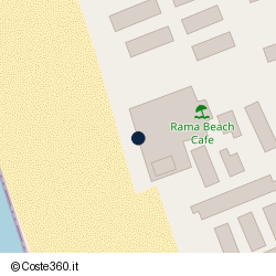 Posizione approssimativa di Rama Beach Cafe