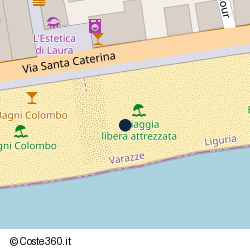 Posizione approssimativa di Spiaggia Comunale Solaro