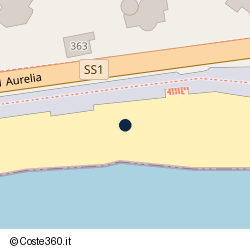 Posizione approssimativa di La Perla del Tirreno V Lounge Beach
