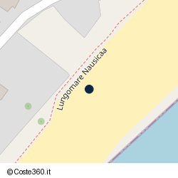 Posizione approssimativa di Beach bar Rada Siri Hotel