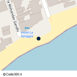 Posizione approssimativa di La Spiaggia