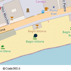 Posizione approssimativa di Bagni Vittoria Varazze
