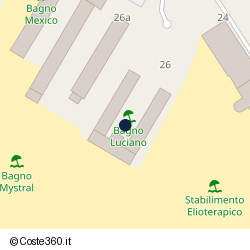 Posizione approssimativa di Bagno Luciano