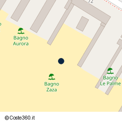 Posizione approssimativa di Bagno Zazà