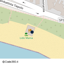 Posizione approssimativa di Lido Mania