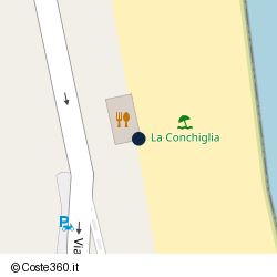 Posizione approssimativa di La Conchiglia