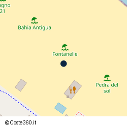 Posizione approssimativa di Fontanelle Beach